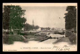 71 - CHALON-SUR-SAONE - BASSIN DU CANAL - PENICHES - Chalon Sur Saone