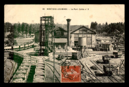 71 - MONTCEAU-LES-MINES - LE PORT - CRIBLE N°3 - MINE - Montceau Les Mines