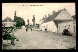 71 - ST-YAN - ROUTE DE PARAY ET MAIRIE - Autres & Non Classés