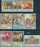 Yemen, Kingdom 1967 Morish Art 8v, Mint NH, History - Nature - Performance Art - Sport - Knights - Horses - Music - Ch.. - Musique