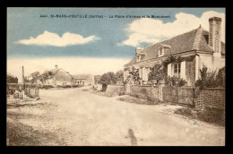 72 - ST-MARS-D'OUTILLE - LA PLACE D'ARMES ET LE MONUMENT - Autres & Non Classés