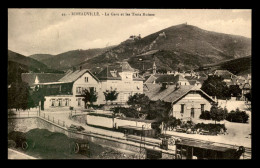 68 - RIBEAUVILLE - LA GARE DE CHEMIN DE FER EET LES TROIS RUINES - Ribeauvillé