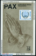 Bolivia 1991 Peace S/s, Mint NH - Bolivien