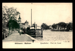 68 - MULHOUSE - MULHAUSEN - PORT DU CANAL - PENICHE ILLMULLE 2  - Mulhouse