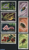 Congo Republic 1970 Flowers & Insects 7v, Mint NH, Nature - Flowers & Plants - Insects - Otros & Sin Clasificación