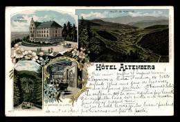 68 - HOTEL ALTENBERG - CARTE LITHOGRAPHIQUE MULTIVUES - Other & Unclassified