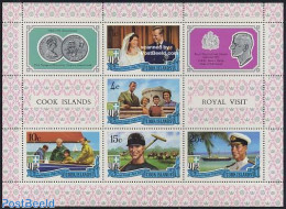 Cook Islands 1971 Prince Philip Visit S/s, Mint NH, History - Nature - Sport - Transport - Various - Kings & Queens (R.. - Königshäuser, Adel