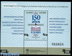 Colombia 2009 150 Years Stamps S/s, Mint NH - Kolumbien
