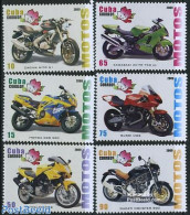 Cuba 2009 Expo China, Motorcycles 6v, Mint NH, Transport - Philately - Motorcycles - Ongebruikt