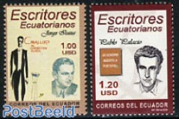 Ecuador 2006 Authors 2v, Mint NH, Authors - Schriftsteller