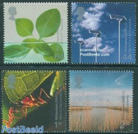 Great Britain 2000 Millennium, Life & Earth 4v, Mint NH, Nature - Science - Insects - Energy - Andere & Zonder Classificatie