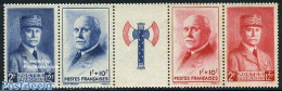 France 1943 National Aid 4v [::T::], Mint NH - Unused Stamps