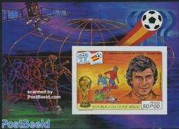 Guinea Bissau 1981 World Cup Football S/s Imperforated, Mint NH, Sport - Football - Guinea-Bissau