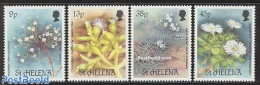 Saint Helena 1987 Rare Plants 4v, Mint NH, Nature - Flowers & Plants - Isla Sta Helena