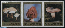 Korea, North 1986 Mushrooms 3v [::], Mint NH, Nature - Mushrooms - Funghi
