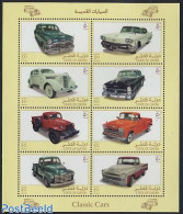 Qatar 2005 Classic Cars 8v M/s, Mint NH, Transport - Automobiles - Coches