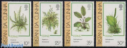 Tristan Da Cunha 1989 Ferns 4v, Mint NH, Nature - Flowers & Plants - Tristan Da Cunha