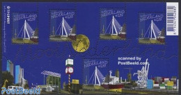 Netherlands 2005 Beautiful Holland S/s, Rotterdam, Mint NH, Transport - Ships And Boats - Art - Bridges And Tunnels - Nuevos