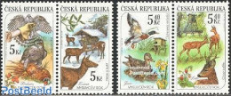Czech Republic 2000 Hunted Animals 2x2v [:], Mint NH, Nature - Animals (others & Mixed) - Birds - Birds Of Prey - Duck.. - Andere & Zonder Classificatie