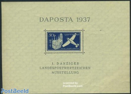 Germany, Danzig 1937 Daposta, Junkers W33 S/s, Mint NH, Transport - Aircraft & Aviation - Flugzeuge