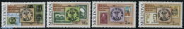 Moldova 1998 140th Anniversary Of First Stamps 4v, Mint NH, Stamps On Stamps - Postzegels Op Postzegels