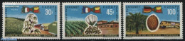 Dahomey 1969 Europafrique 3v, Mint NH, History - Nature - Various - Afriqueeurope - Fruit - Agriculture - Other & Unclassified