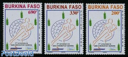 Burkina Faso 2006 E.M.S. Chronopost 3v, Mint NH, Post - Poste