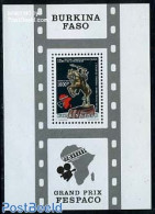 Burkina Faso 1991 FESPACO Film Festival S/s, Mint NH, Nature - Performance Art - Horses - Film - Kino