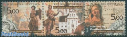 Croatia 1999 Pauline Order 3v [::], Mint NH, Performance Art - Religion - Various - Music - Religion - Textiles - Art .. - Muziek