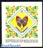 Maldives 1973 Butterfly S/s, Mint NH, Nature - Butterflies - Malediven (1965-...)