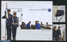 Portugal 2011 Institute Dos Pupilos Do Exercito 2v+s/s, Mint NH, History - Science - Various - Militarism - Education .. - Nuevos