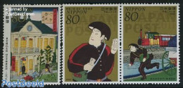 Japan 2011 Philatelic Week 3v (1v+[:]), Mint NH, Transport - Post - Railways - Unused Stamps