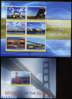 Sierra Leone 2009 Bridges Of The World 2 S/s, Mint NH, Art - Bridges And Tunnels - Brücken