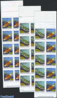 Marshall Islands 1988 Fish 3 Booklets, Mint NH, Nature - Fish - Stamp Booklets - Vissen