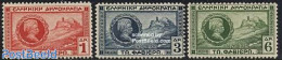 Greece 1927 C.N. Fabvier 3v, Unused (hinged) - Unused Stamps