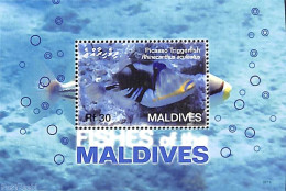 Maldives 2006 Fish Of The Maldives S/s, Mint NH, Nature - Fish - Fishes