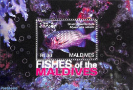 Maldives 2006 Fish Of The Maldives S/s, Mint NH, Nature - Fish - Fishes