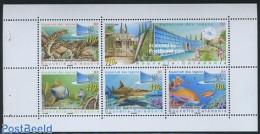 New Caledonia 2007 New Aquarium 5v M/s (from Booklet), Mint NH, Nature - Fish - Ungebraucht