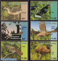 New Zealand 1996 Extinct Birds 6v, Mint NH, Nature - Birds - Prehistoric Animals - Puffins - Unused Stamps