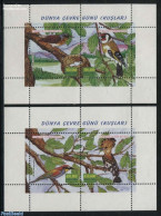 Türkiye 2001 Birds 2 S/s, Mint NH, Nature - Birds - Other & Unclassified