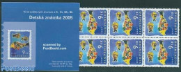 Slovakia 2005 Children Day Booklet, Mint NH, Nature - Fish - Stamp Booklets - Art - Children Drawings - Unused Stamps