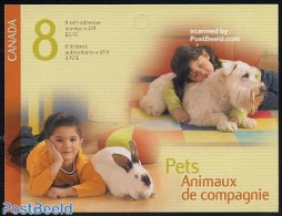 Canada 2004 Pets Booklet, Mint NH, Nature - Animals (others & Mixed) - Cats - Dogs - Fish - Rabbits / Hares - Stamp Bo.. - Ungebraucht