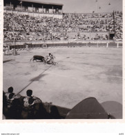 HERAULT BEZIERS CORRIDA 1965 SUITE DE DEUX PHOTOS (TAUROMACHIE FRANCE, TAUREAU, TOREADOR) - Sport