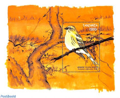 Tanzania 1999 Japanese Yellow Bunting S/s, Mint NH, Nature - Birds - Tanzania (1964-...)