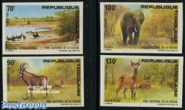Togo 1986 Keran National Park 4v Imperforated, Mint NH, Nature - Animals (others & Mixed) - Birds - Geese - Togo (1960-...)