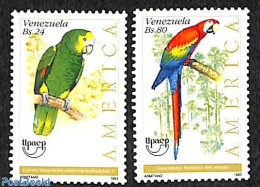 Venezuela 1993 UPAEP 2v, Mint NH, Nature - Birds - Parrots - U.P.A.E. - Venezuela