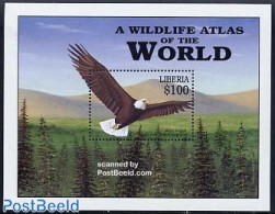 Liberia 2001 Bald Eagle S/s, Mint NH, Nature - Birds - Birds Of Prey - Sonstige & Ohne Zuordnung