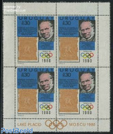 Uruguay 1979 Rowland Hill Block Of 4, Mint NH, Sport - Olympic Games - Sir Rowland Hill - Stamps On Stamps - Rowland Hill