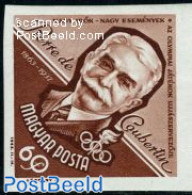 Hungary 1963 P. De Coubertin 1v Imperforated, Mint NH, Sport - Olympic Games - Nuevos