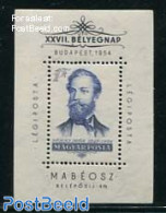 Hungary 1954 M. Jokai S/s, Unused (hinged), Art - Authors - Unused Stamps